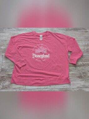 Disney Women's Crewneck Pink  Sweatshirt Size 2X